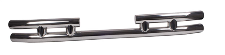 Rear Rugged Ridge Dual Tube Bumper | Mid-Width, Stainless Steel | 11573.03 | Fits 1987-2006 Jeep Wrangler YJ/TJ
