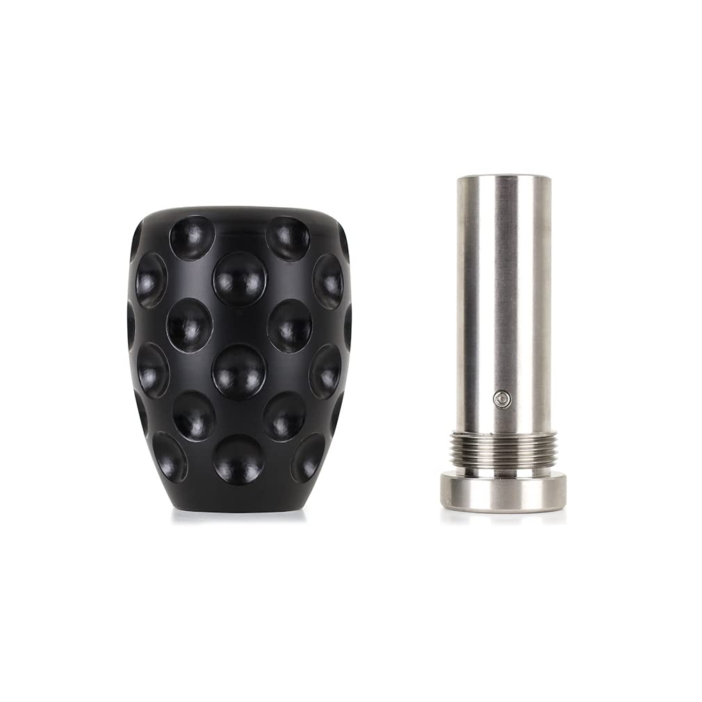 Weighted Steel Core Mishimoto Shift Knob, Dimple, Black