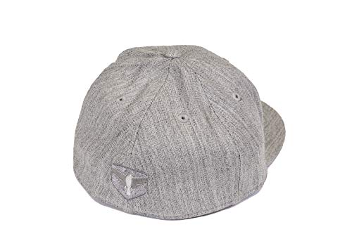 Premium Flexfit Falcon Hat, Flat Visor Heather Gray - Small/Medium