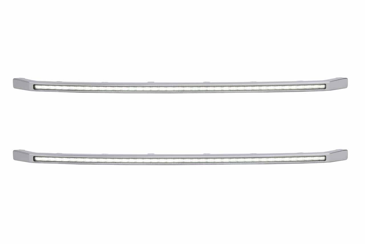 Xbg Led Drl Grille Inserts: Morimoto Ford Super Duty Platinum (2020-2022) (White)