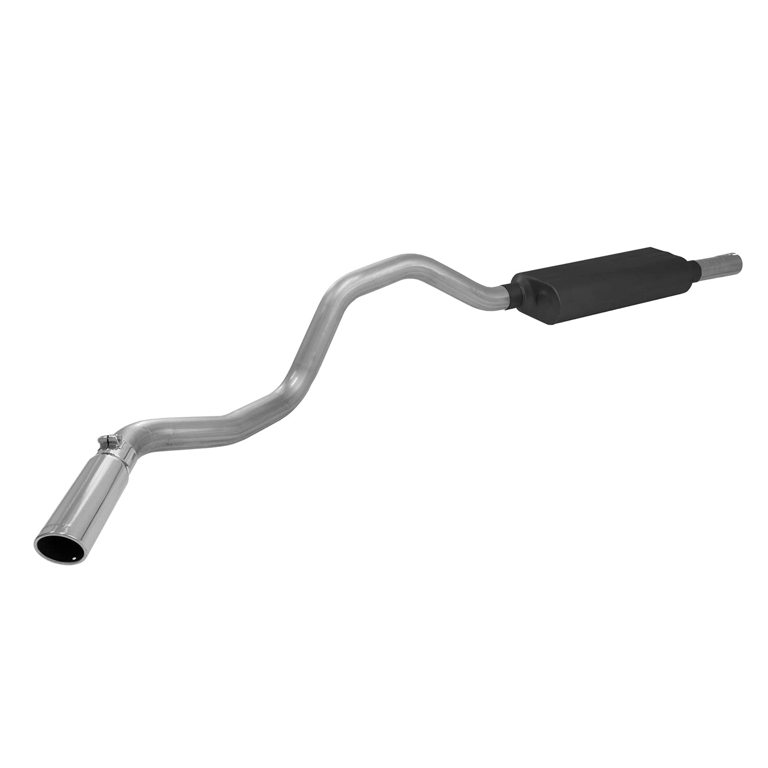 Flowmaster Force II 17422 Cat-Back Exhaust Kit 3 Inch Aluminized Steel 3.5 Inch Polished 304 Stainless Steel Tip Compatible with 2005-2007 Ford F-250 F-350 V8 or V10