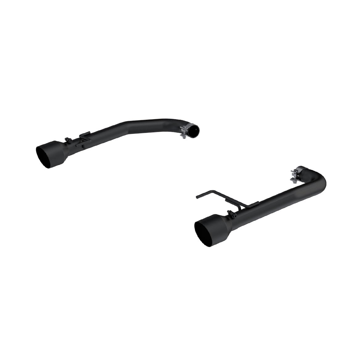 15-23 Ford Mustang MBRP 2.3L EcoBoost Black 2.5in Axle Back Dual Split Rear Exit (Race Version)