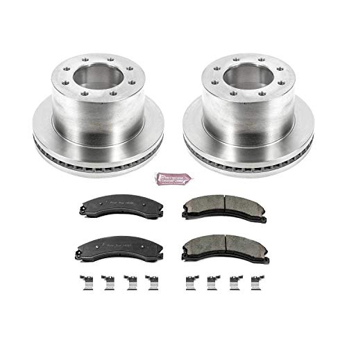 Power Stop Rear KOE7375 Replacement Brake Kit-OE Brake Rotors & Ceramic Brake Pads
