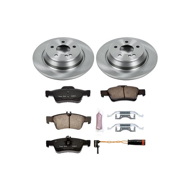 POWERSTOP Autospecialty KOE3069 Rear Replacement Brake Kit-OE Brake Rotors & Ceramic Brake Pads