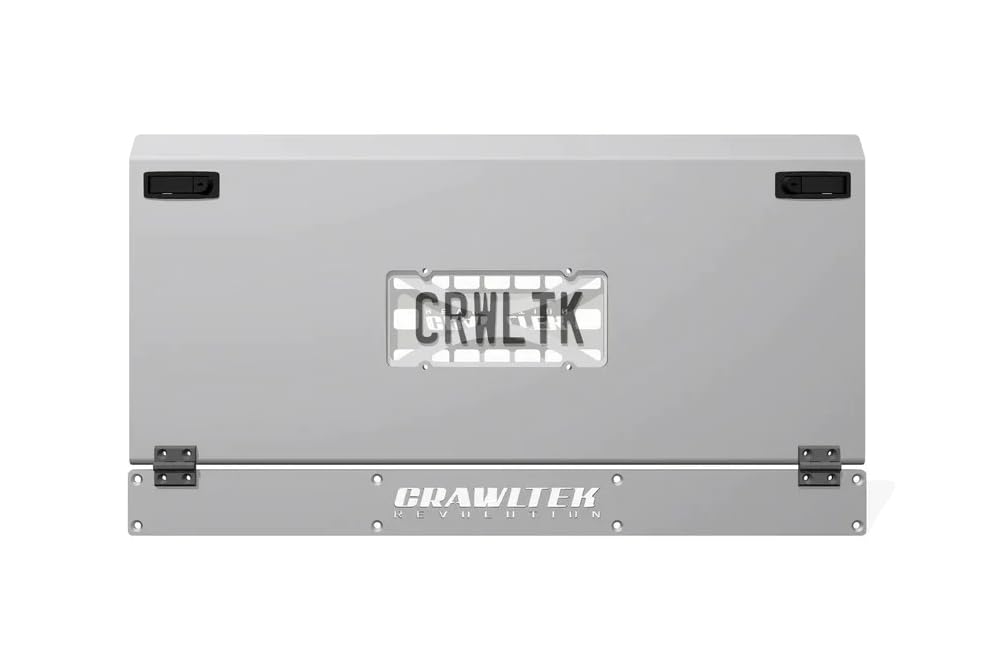 CrawlTek Drop Down Tailgate w/Molle Rack Compatible with 1987-2006 Jeep Wrangler YJ/TJ