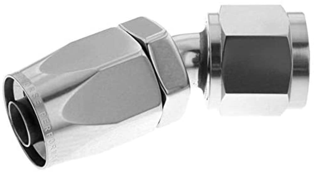 6030-16-5 Redhorse Performance Aluminum Hose End (Clear), 1 Pack