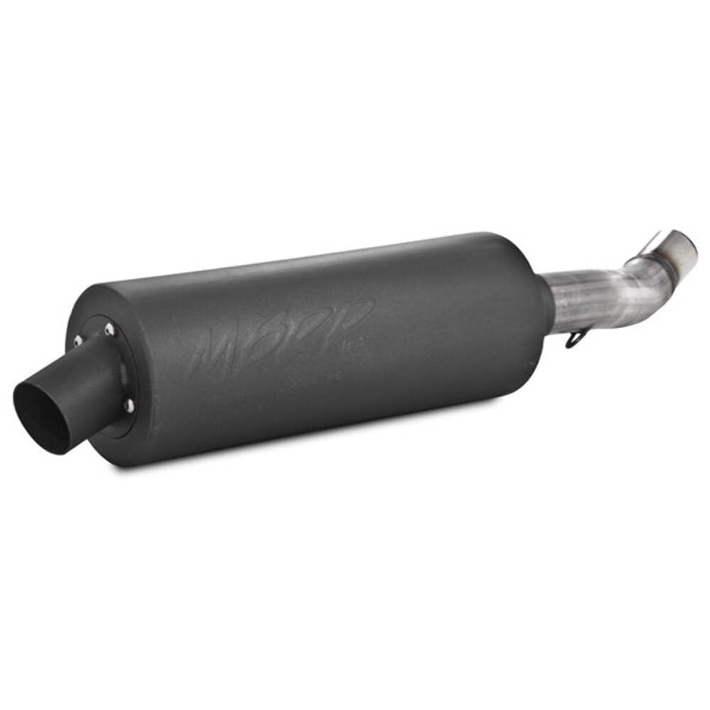 MBRP Slip-On Core Straight Exhaust Made of Black-Coated Aluminized Steel | Fits Suzuki LT 500 Vinson 4x4 2002-2007 | Moderate Sound | AT-6303SP