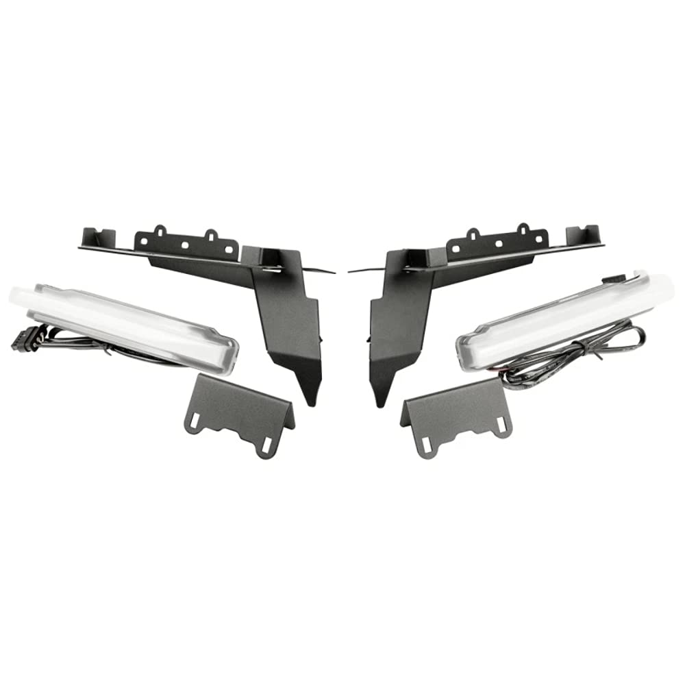 Rugged Ridge Chop Brackets for Wrangler/Gladiator Jeep | Daytime Running Lights, Front | 11640.96 | Fits 2018-2025 Jeep Wrangler JL; 2020-2025 Jeep Gladiator JT