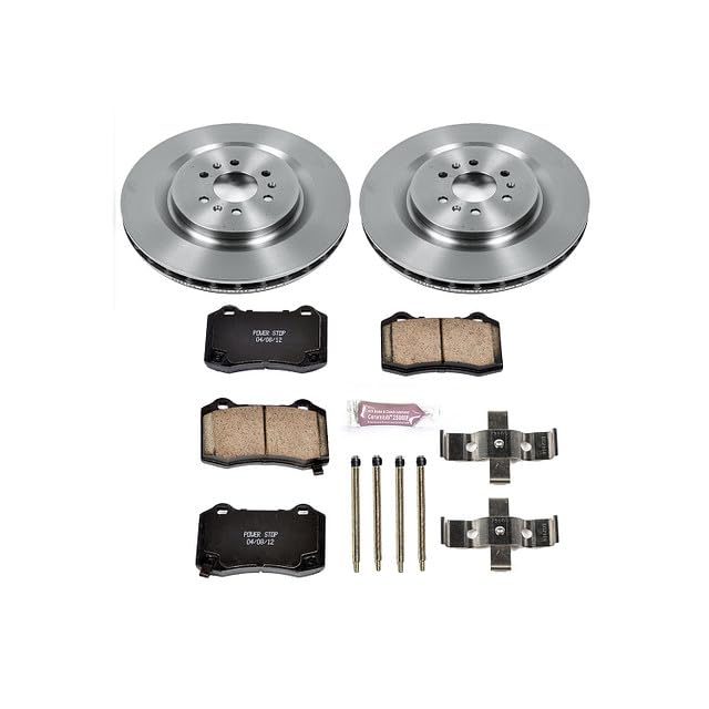 Power Stop Autospecialty KOE2945 Rear Replacement Brake Kit-OE Brake Rotors & Ceramic Brake Pads For Cadillac CTS 2004-2007, Cadillac STS 2005-2011 [Model Specific]