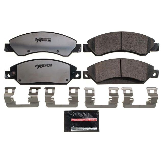 Power Stop Z36-1092 Z36 Truck and Tow Front Brake Pads For Escal Escalade Escalade Avalan Silverado 1500 Silverado 1500 Clas Suburban Ta Sierra 1500 Sierra 1500 Clas Yu Yukon XL [Model Specific]