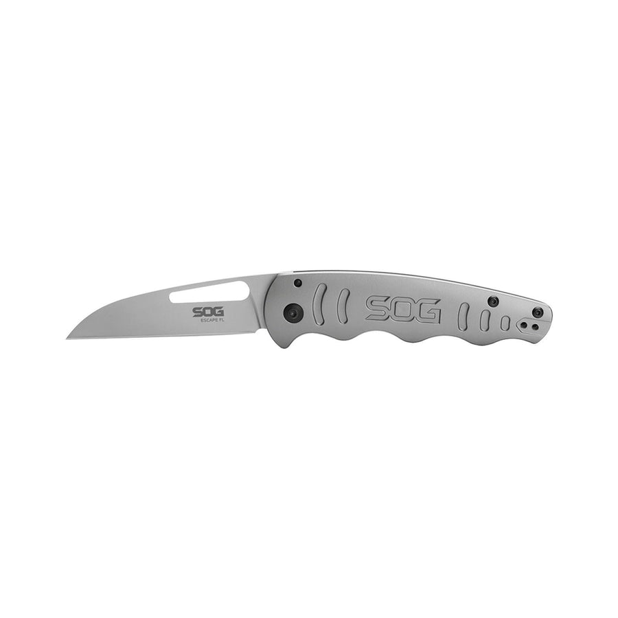 SOG Escape FL Pocket Folding Knife | Professional Entry-Level, All-Metal Construction, Frame-Lock, Reversible Pocket Clip