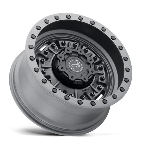 Abrams Black Rhino 17x8.5 6x5.5" +0mm Gunmetal Wheel Rim 17" Inch 1785ABR006140G12