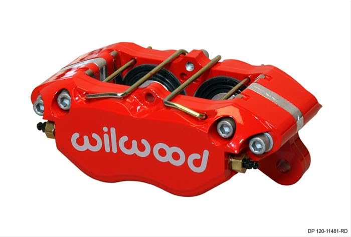 Caliper-Dynapro Wilwood 5.25in Mount - Red 1.75in Pistons .81in Disc
