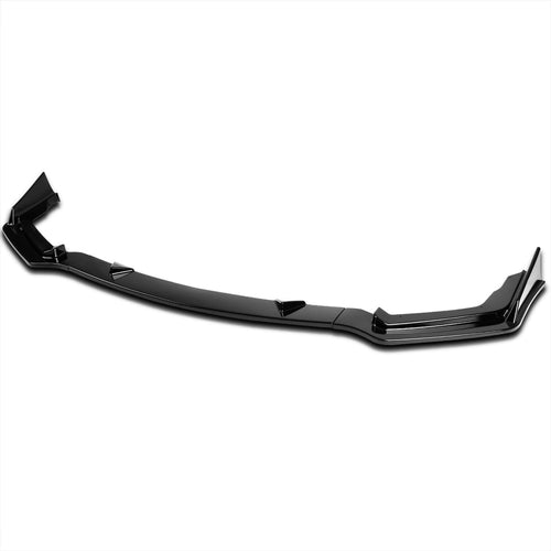 Glossy Black Spec-D Tuning Front Bumper Lip Spoiler Splitter Body Kit 3PC Compatible with 2014-2017 Infiniti Q50 Sport