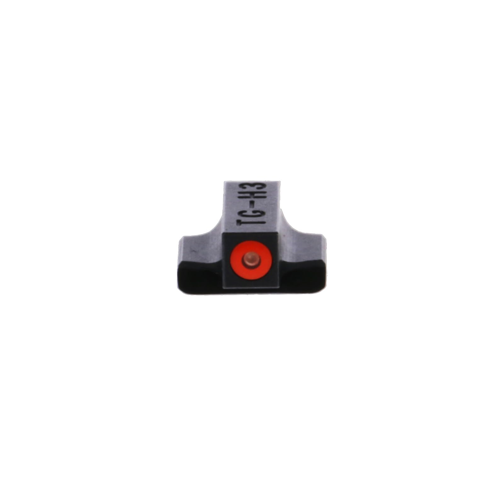 Tritium Pro Night Sights TRUGLO, Compatible with Smith & Wesson M&P 9 Shield EZ | Glow-in-The-Dark Front & Rear Gun Sight Set with Orange Focus Lock Front Ring