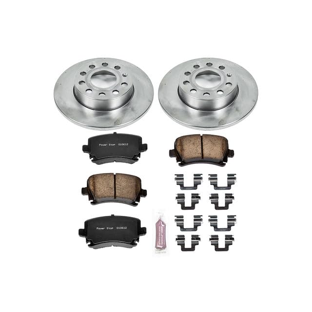 Power Stop Autospecialty KOE4627 Rear Replacement Brake Kit-OE Brake Rotors & Ceramic Brake Pads