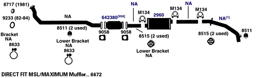 U Clamp AP Exhaust - 8633