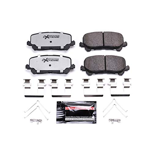 Power Stop Z36-1724 Z36 Truck & Tow Rear Carbon Fiber-Ceramic Brake Pads with Hardware For Acura MDX 2014-2016, Honda Passport 2019-2022, Honda Pilot 2016-2022, Ridgeline 2017-2022 [Model Specific]