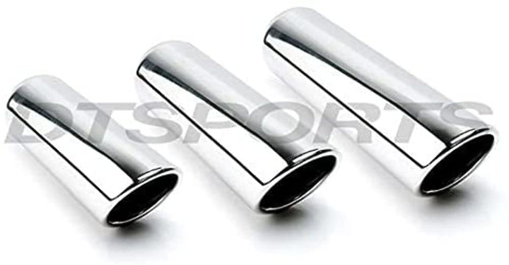 Dt-254018Rac Different Trends 4.00In Rolled Angle Texas Tip Exhaust Tip 2.50In Id/4.00In Od