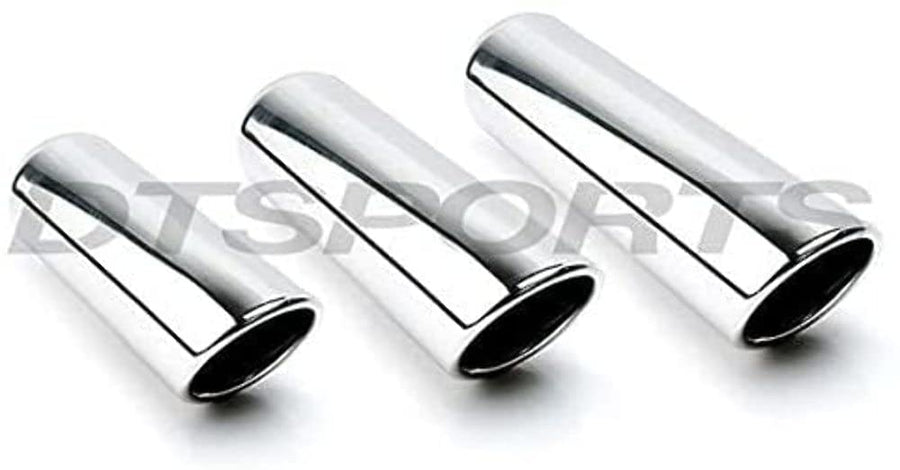 Dt-254018Rac Different Trends 4.00In Rolled Angle Texas Tip Exhaust Tip 2.50In Id/4.00In Od