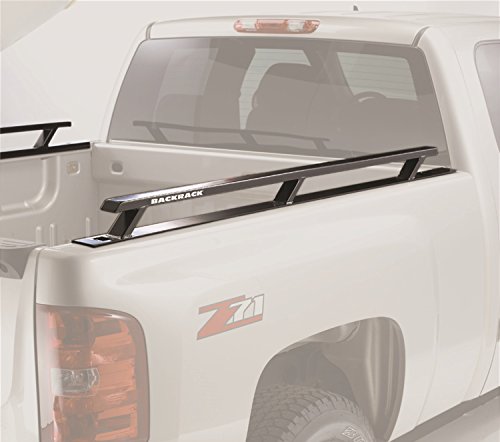 BACKRACK RealTruck Side Rails to use w/Standard Bed | Black, No Drill | 65521 | Fits 2017-2025 Ford F-250/F-350/F-450 6.5' Bed Aluminum Body