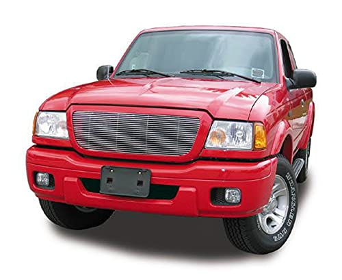 Horizontal T-Rex 20660 Aluminum Polished Finish Billet Grille Insert for Ford Ranger