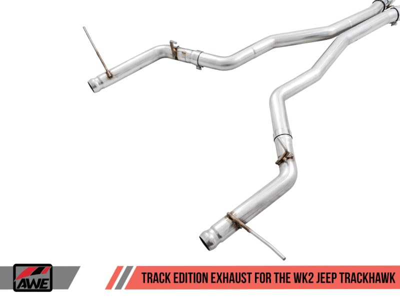 2020 Jeep Grand Cherokee AWE Tuning SRT/Trackhawk Track Edition Exhaust - Use w/Stock Tips - 3020-31023