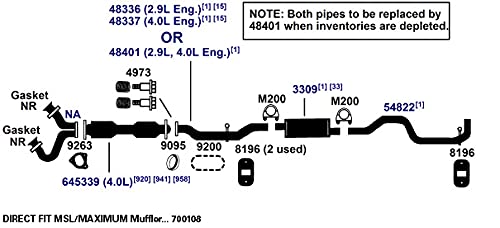 Exhaust Muffler AP Exhaust Products 700108