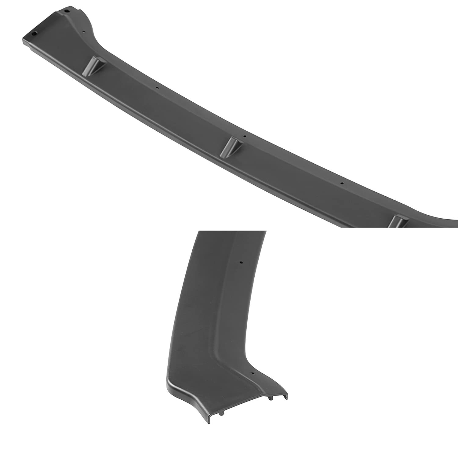 Matte Black Spec-D Tuning Front Bumper Lip Spoiler 3PC Compatible with 2019-2020 Nissan Altima 4-Door