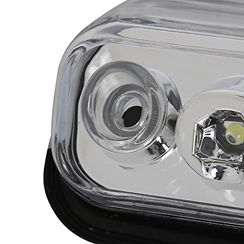 Chrome Clear Spec-D Tuning LED 3rd Brake Light Compatible with 1994-1999 Chevy C/K 1500 2500 3500, 2000 Chevy C/K 2500 3500