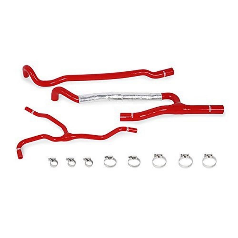 Mishimoto Ancillary Hose Kit MMHOSE-CAM8-16ANCRD Fits Chevrolet Camaro SS 2016-2018 Red