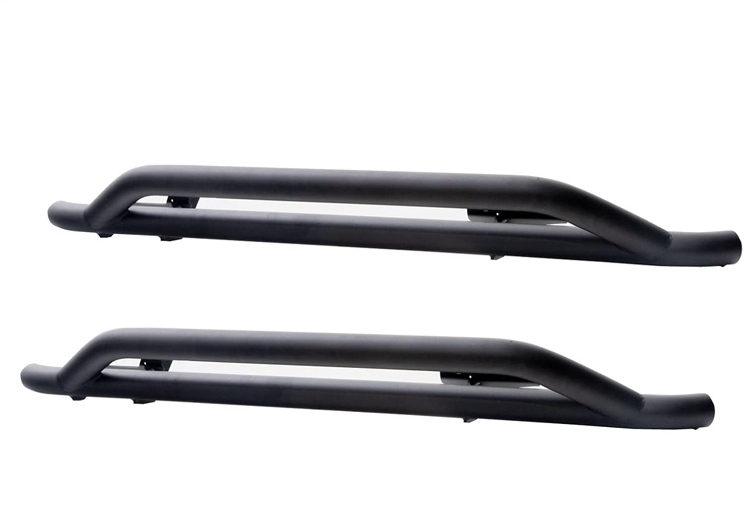 Slimline RAMPAGE PRODUCTS 2" Drop Step Side Bars for Jeep Wrangler JL | Pair, Steel, Textured Black | 26629 | Fits 2018-2025 Jeep Wrangler JL 2-Door