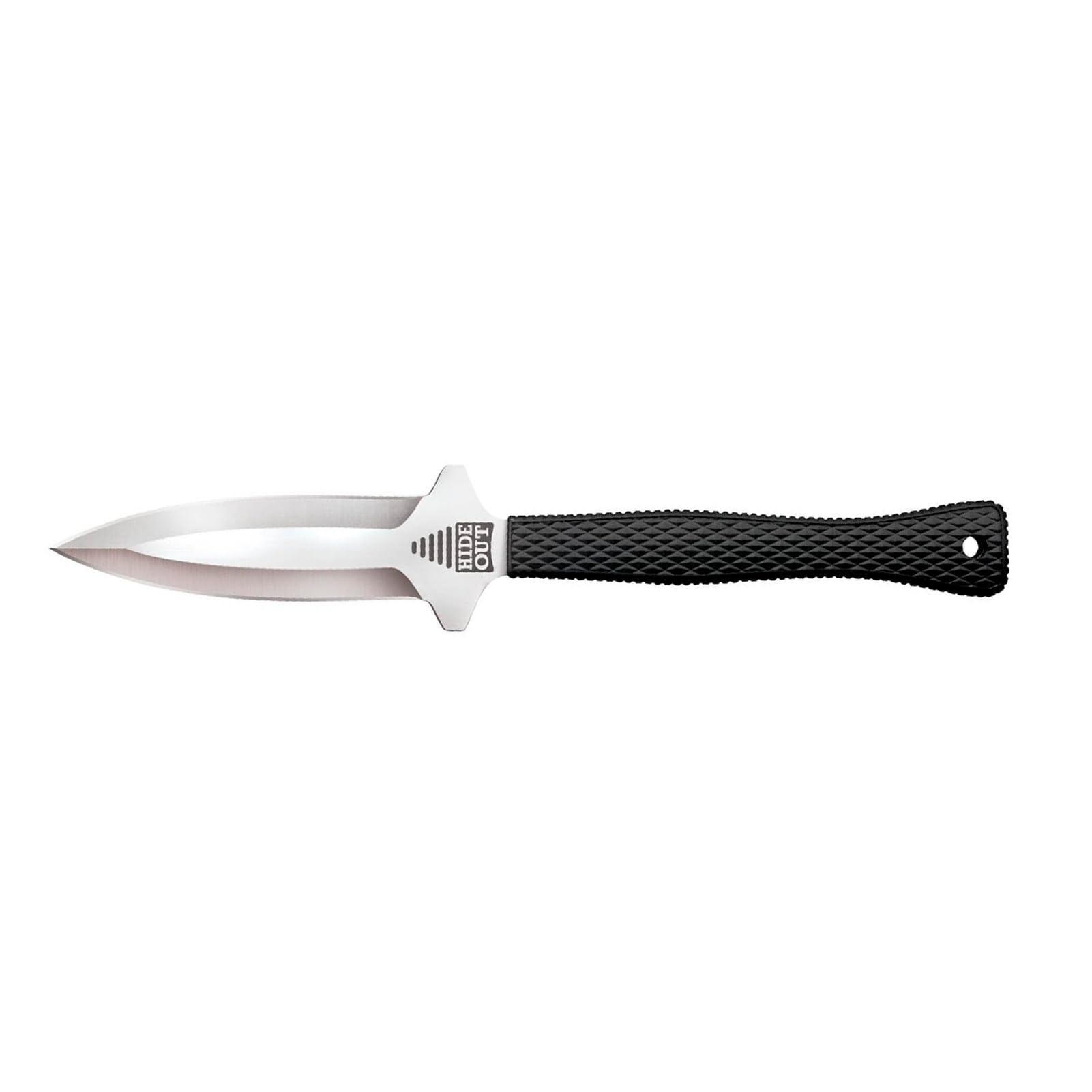 Cold Steel 3" Hide Out Durable Japanese AUS8A Stainless Steel Fixed Blade Spear Point Tactical Outdoor Neck Knife, 3-1/2" Kray-Ex Handle, Resistant Secure-Ex Sheath