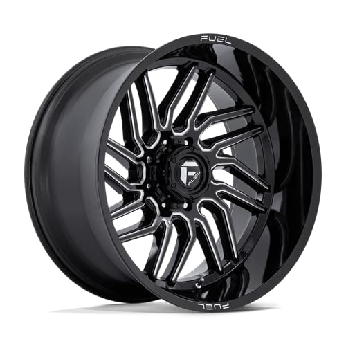 D807 HURRICANE FUEL OFF-ROAD 24X12, 8X170, 4.77, 44mm GLOSS BLACK MILLED - D80724201747