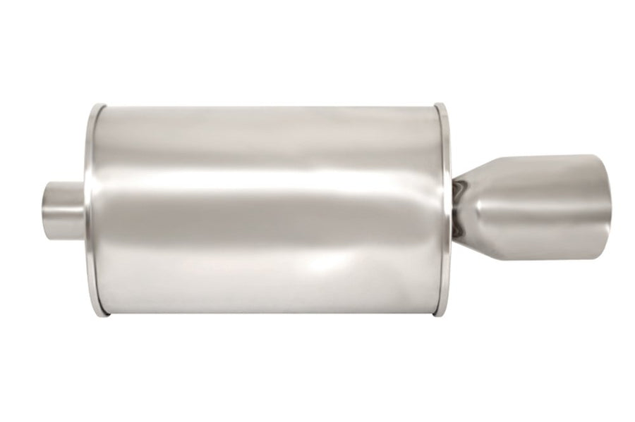 Megan Racing 2.5" Inlet MR-MU-OST 4.5"x3" SINGLE Oval Stainless Steel Tip