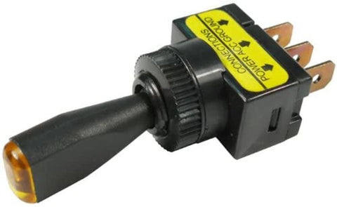 Peterson Led PMV5562PT Amber Toggle Spst 10A/12V .5 Mount