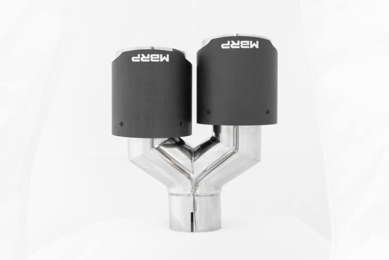 Carbon Fiber MBRP Universal Dual Tip 4in OD/2.5in Inlet