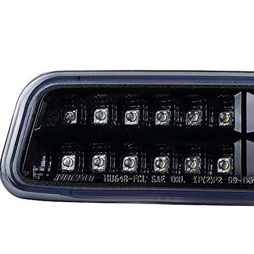 Glossy Black Smoke SPEC-D TUNING Projector Headlights + Sequential LED Bumper Lights Compatible with 1999-2006 GMC Sierra 1500/2500/3500, Left + Right Pair Headlamps Assembly