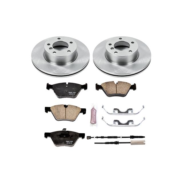 Power Stop Autospecialty KOE6346 Front Replacement Brake Kit-OE Brake Rotors & Ceramic Brake Pads For BMW 128i 2010-2013 [Model Specific]
