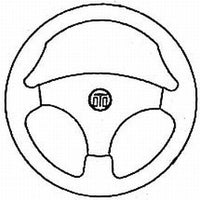 SeaStar Dometic Stealth Steering Wheel, SW59491P