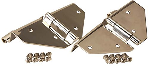 Kentrol Windshield Hinge - (pair) no mirror holes 30427