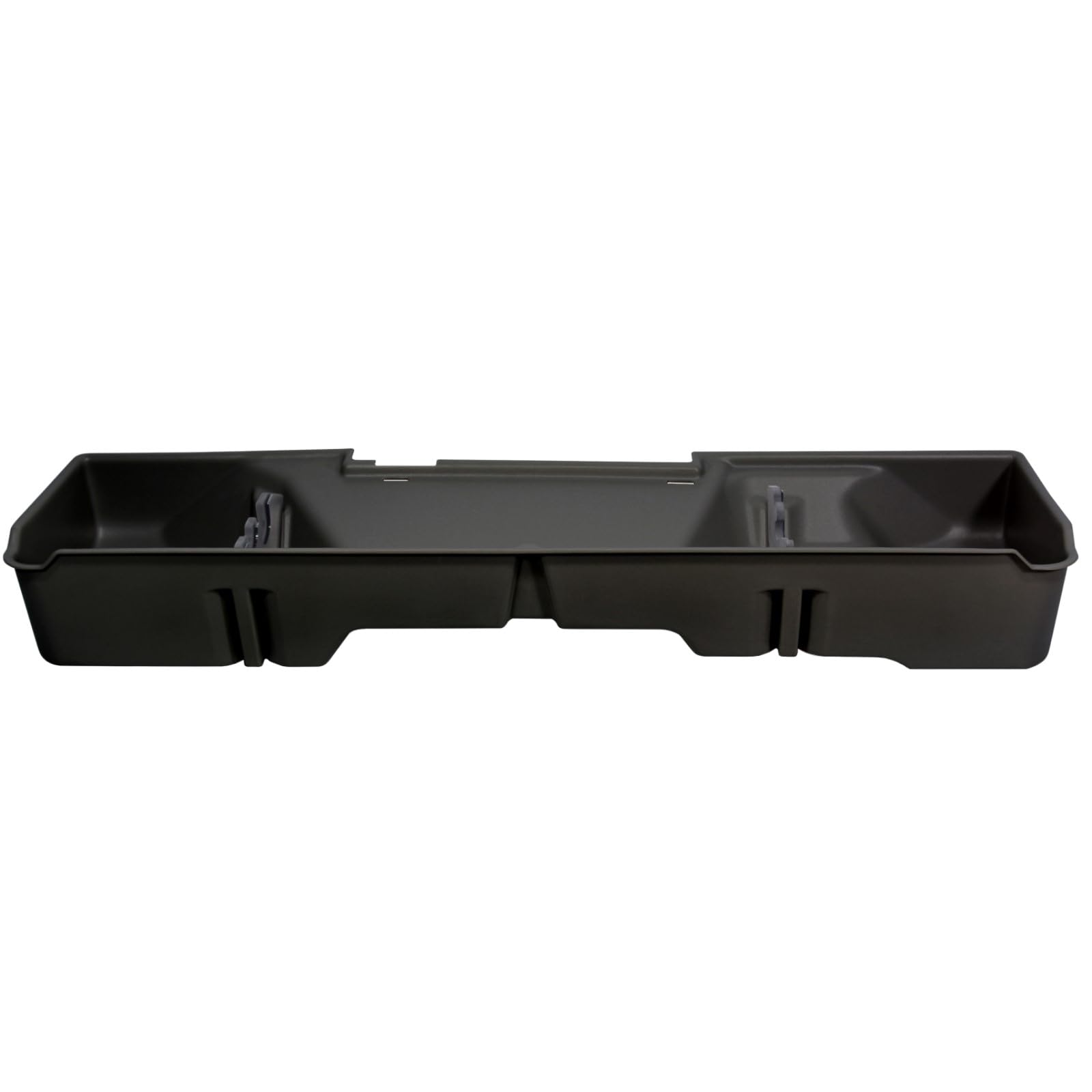 Under Seat Storage DuHa 10001 fits 1999-2007 Chevy Silverado/GMC Sierra 1500 2500 3500 Extended Cab Classic |Dark Grey Heavy-Duty Back Seat Organizer | Includes Dividers