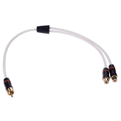 Fusion RCA Cable Splitter Performance - 1 Male to 2 Female - .9'