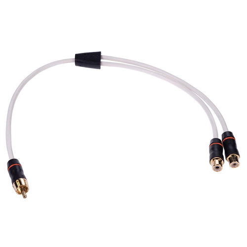 Fusion RCA Cable Splitter Performance - 1 Male to 2 Female - .9'