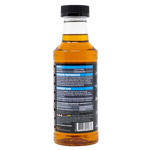 Diesel Winter Anti-Gel Hot Shot's Secret 16 Ounce Round Bottle, Amber (P403316Z)
