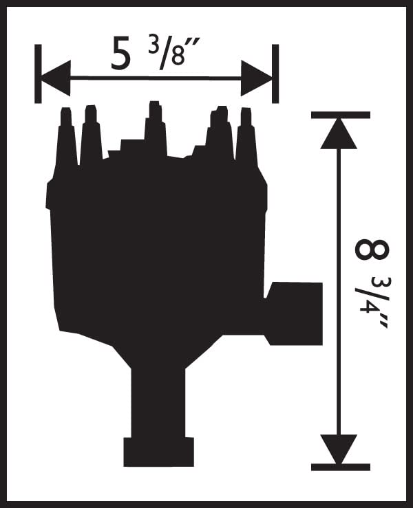 Pro-Billet MSD 8453 Distributor with Module TFI