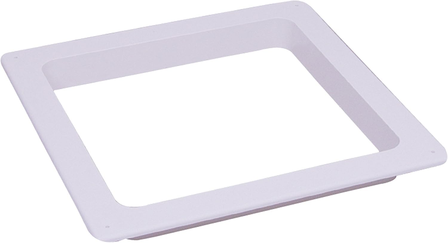 Interior Garnish HENG'S INDUSTRIES White | Great for RVs, Campers, Motorhomes | 7/8" to 1 3/4" Vertical Leg | 16" x 16" Openings | 90090B