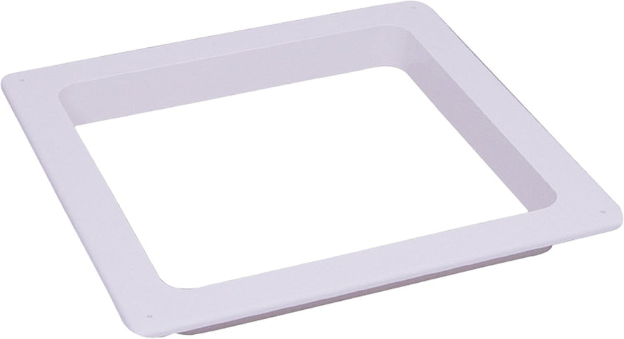 Interior Garnish HENG'S INDUSTRIES White | Great for RVs, Campers, Motorhomes | 7/8" to 1 3/4" Vertical Leg | 16" x 16" Openings | 90090B