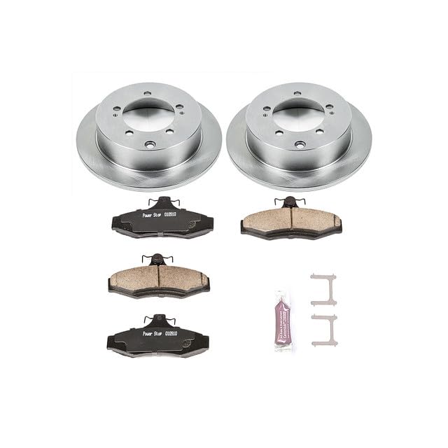 Power Stop Autospecialty KOE5153 Rear Replacement Brake Kit-OE Brake Rotors & Ceramic Brake Pads For Mitsubishi Diamante 1997-2004 [Model Specific]