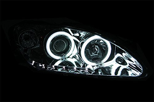Halogen Projector Headlight AnzoUSA 121392 for Honda S2000 Chrome/Clear/Amber